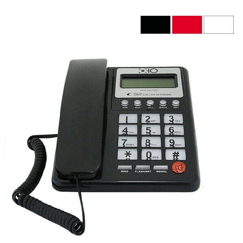 Telefono Cordless Kairo Con Vivavoce - Display Illuminato, Blocco Chiamate, Volume Boost