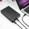 Hongu SATA 2,5" 3,5" HDD HARD DISK DRIVE ENCLOSURE esterno USB 3.0 ...
