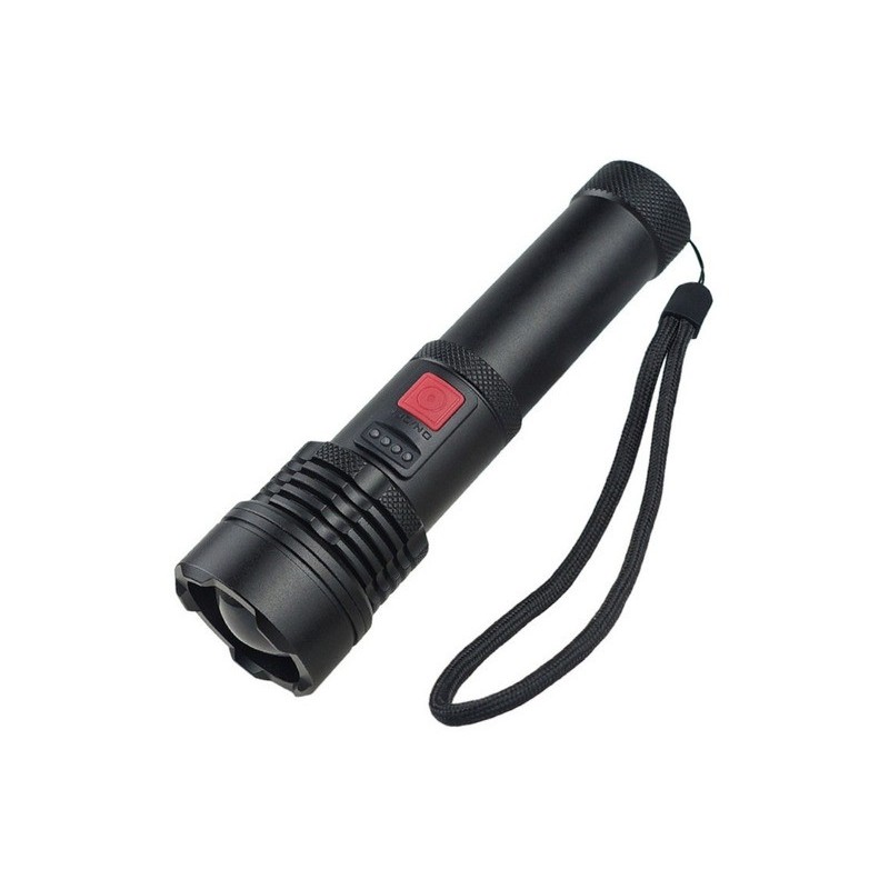 Torcia LED Multifunzione Ricaricabile Luce Portatile USB Pesca Lampada Lavoro