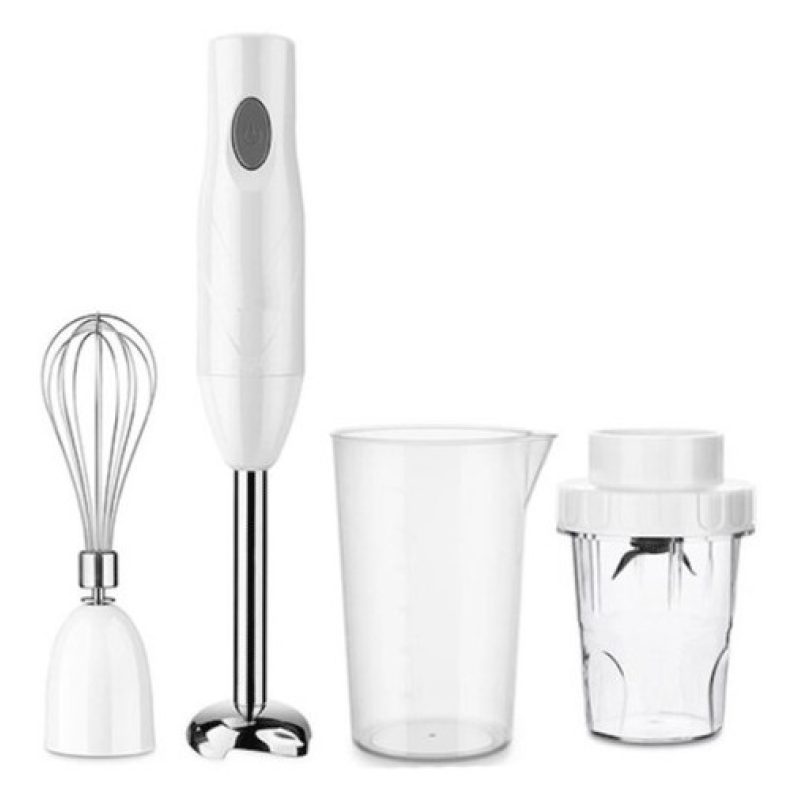 Hongu FRULLATORE MIXER 3 IN 1 IMMERSIONE SBATTITORE TRITATUTTO LAME...