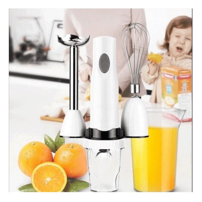Hongu FRULLATORE MIXER 3 IN 1 IMMERSIONE SBATTITORE TRITATUTTO LAME...