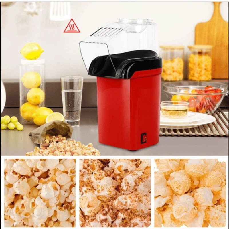 Hongu MACCHINA PER POP CORN ELETTRICA 1200W ARIA CALDA CASA MAKER N...