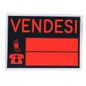 6x cartello vendesi formato grande 20x30 cm pvc vendita recapito telefonico