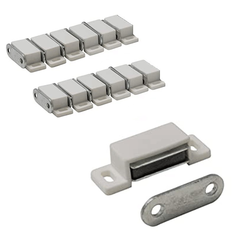 12x BLOCCA FERMA SPORTELLO CUCINA FINESTRA PORTA CHIUSURA MAGNETICA  CALAMITA