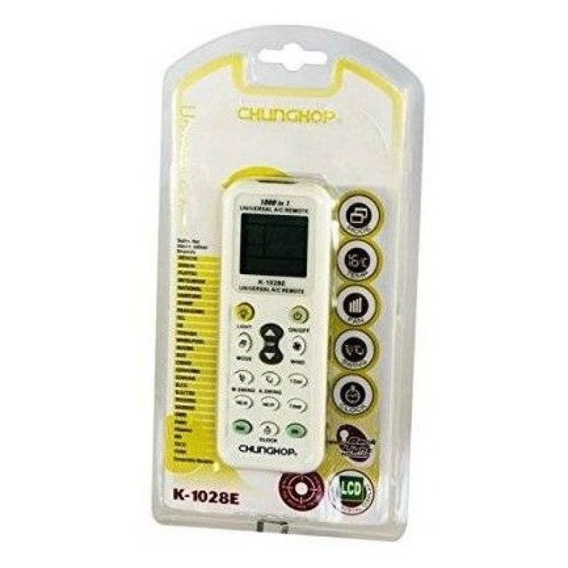 Telecomando Universale per Condizionatore Daikin, Hitachi, Mitsubishi, Panasonic, LG, Samsung e generici