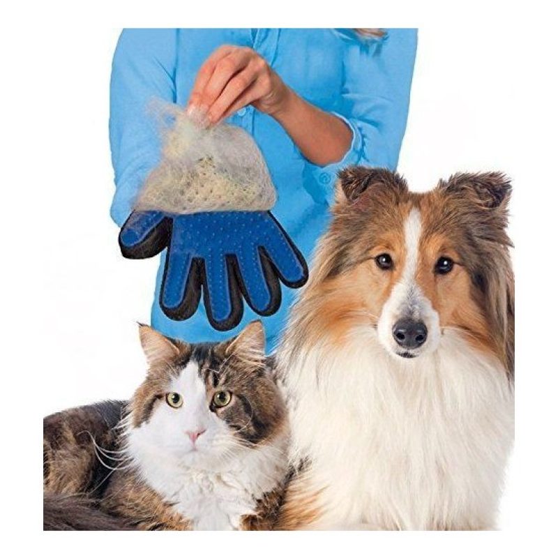 Guanto cardatore per cani gatti mano destra