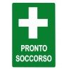 Hongu Cartello PRONTO SOCCORSO Plastificato PVC 20x30 cm segnaletic...