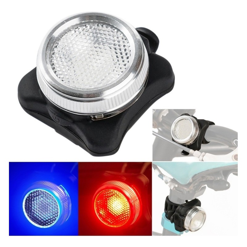 Hongu Luce LED fanalino waterproof per bicicletta anteriore posteri...