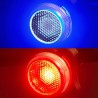 Hongu Luce LED fanalino waterproof per bicicletta anteriore posteri...