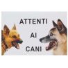 Hongu 6x cartello ATTENTI AI CANI AL CANE AVVISO 20*30 CM CARTELLI ...