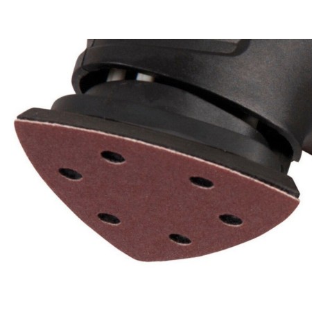 10x Carta vetrata Triangolare Fogli abrasivi per levigatrice 40-120 grana 6 fori