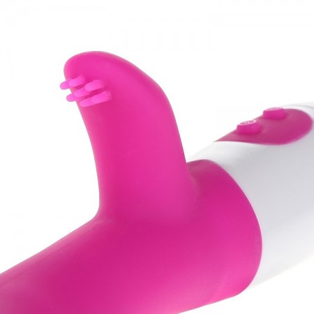 Vibratore Rabbit Doppio Sesso Vaginale Clitoride Fallo Dildo Silicone sicuro toy
