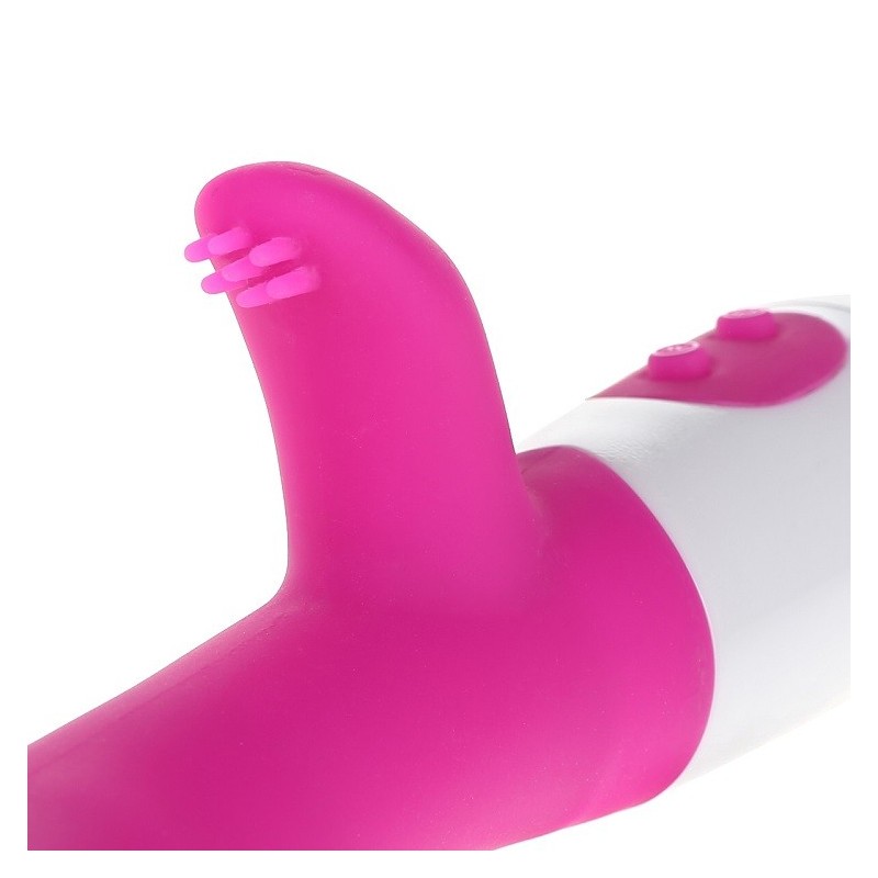Hongu Vibratore Rabbit Doppio Sesso Vaginale Clitoride Fallo Dildo ...
