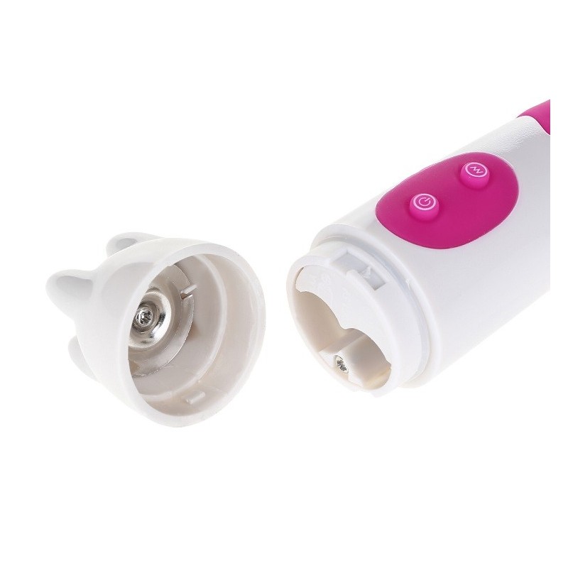 Hongu Vibratore Rabbit Doppio Sesso Vaginale Clitoride Fallo Dildo ...