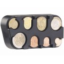 Dispenser Portamonete EURO da 1 centesimo a 2 € Auto resto moneta Porta monete
