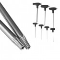 Set 7 chiavi torx lunghe impugnatura a T chiave cacciaviti punta stella brugola