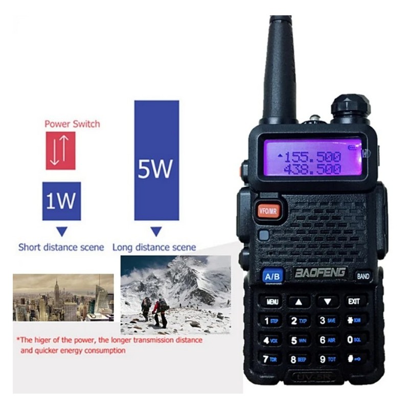BOAFENG BOAFENG UV-5r VHF/UHF dual band radio ricetrasmittente radi...