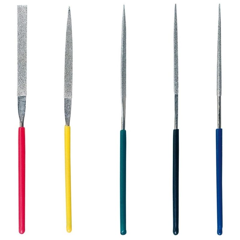 Hongu Set di 5 lime diamantate per acciai duri e costruzioni stampi...