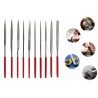 Hongu Set 10 Lime ad Ago di Precisione Diamantate 3X140mm Raspe per...