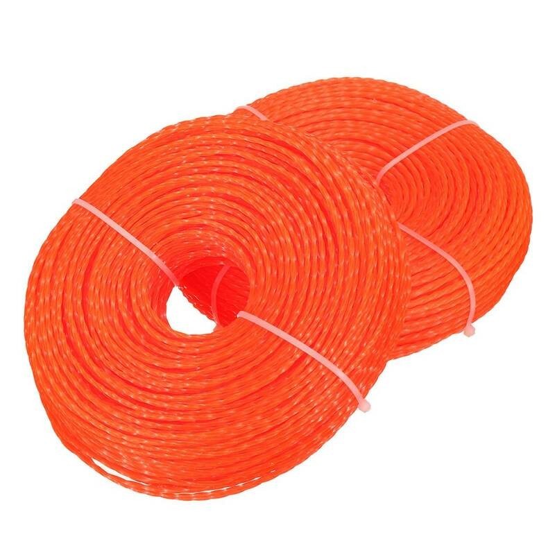2x Rotoli Filo Spirale decespugliatore tagliaerba 10m x 3 mm Cavo Matassa nylon