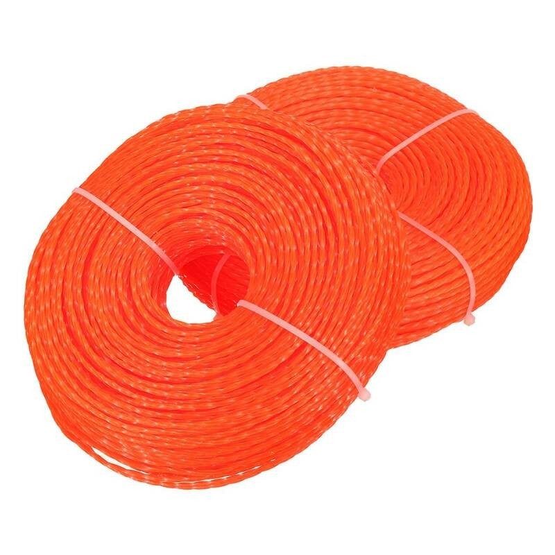 Hongu 2x Rotoli Filo Spirale decespugliatore tagliaerba 10m x 3 mm ...
