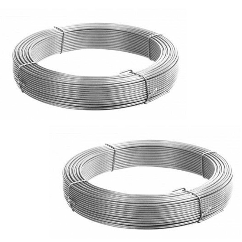 Hongu 2x rotoli Filo in acciaio Inox misura spessore 2,0mm x 20mt M...