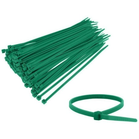 Fino 350 Fascette verdi plastica giganti varie misure cablaggio varie misure per rete