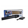 Microfono professionale wireless senza fili a batteria con antenna karaoke