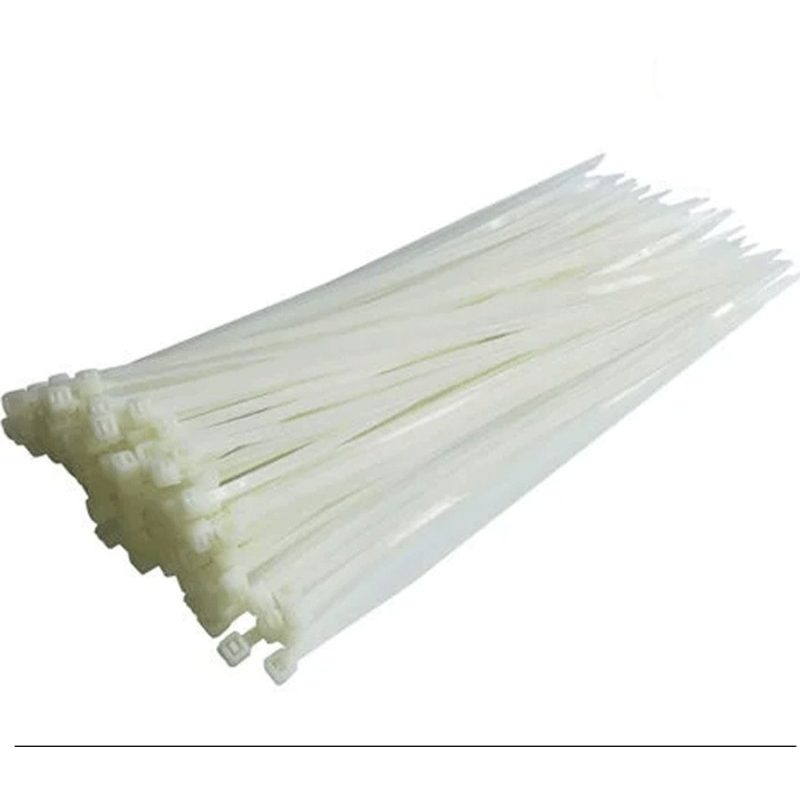 Hongu Fino 400 Fascette bianca plastica varie misure cablaggio vari...