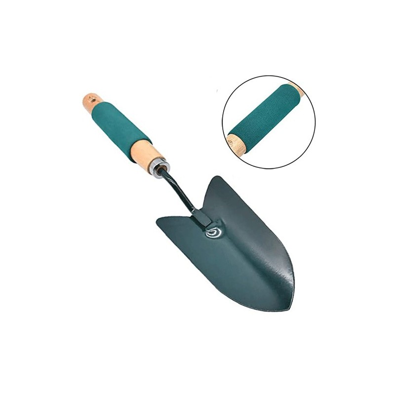 Pala corta Da Giardino Manico In Legno attrezzi orto giardinaggio trapiantatori