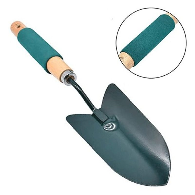 Hongu Pala corta Da Giardino Manico In Legno attrezzi orto giardina...