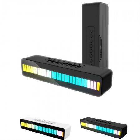 Cassa speaker bluetooth con LED RGB ritmo di musica SOUND BAR 5 modalità