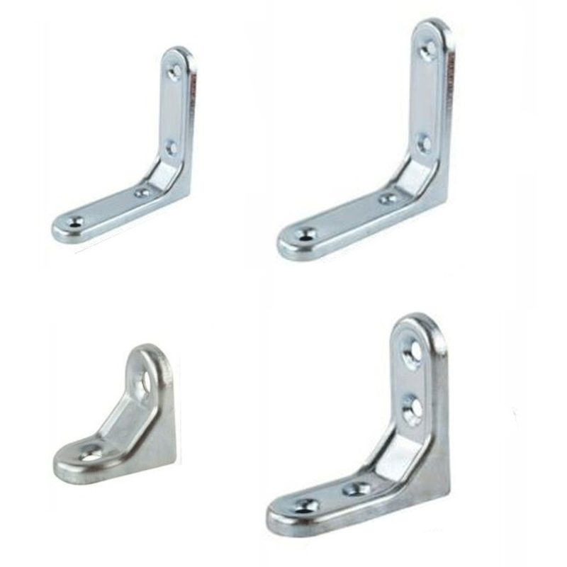 Hongu 10 pezzi Staffa Ad Angolo giunto rinforzo zincate sostegno an...