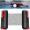 Hongu Set Ping pong rete estensibile tavolo scrivania portatile all...