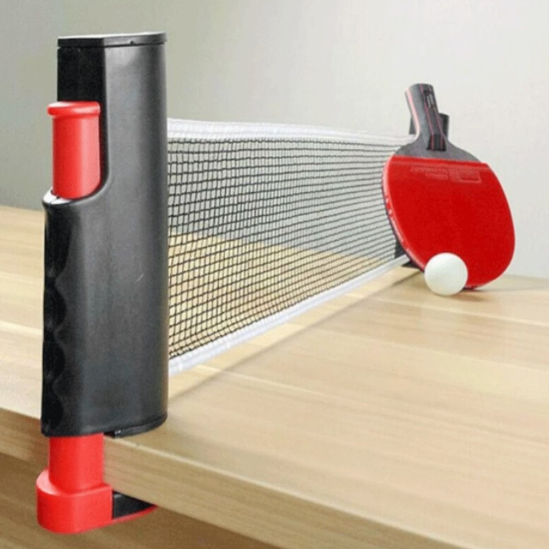 Hongu Set Ping pong rete estensibile tavolo scrivania portatile all...
