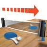 Hongu Set Ping pong rete estensibile tavolo scrivania portatile all...