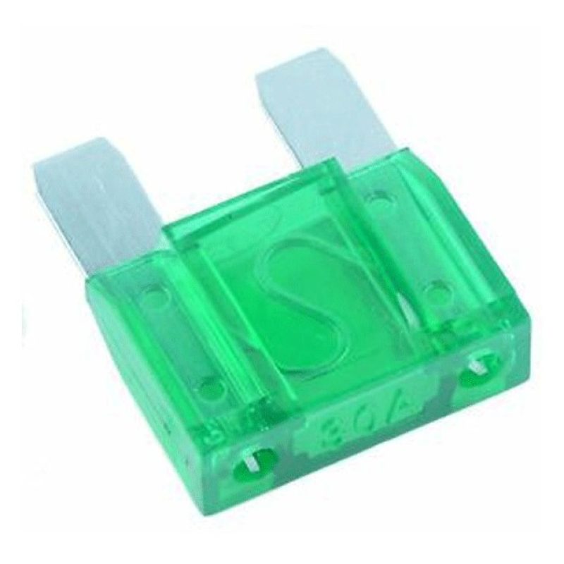 Hongu 10x MAXI Fusibili Fusibile 30A Auto Moto Camper Lamellari Lam...