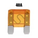 10x MAXI Fusibili Fusibile 40A Auto Moto Camper Lamellari Lamellare Lama arancioni