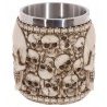 Vichinga scheletro teschio boccale ornamentale tazza bevande guerriero gotica