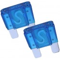 10x MAXI Fusibili Fusibile 60A Auto Moto Camper Lamellari Lamellare Lama azzurro