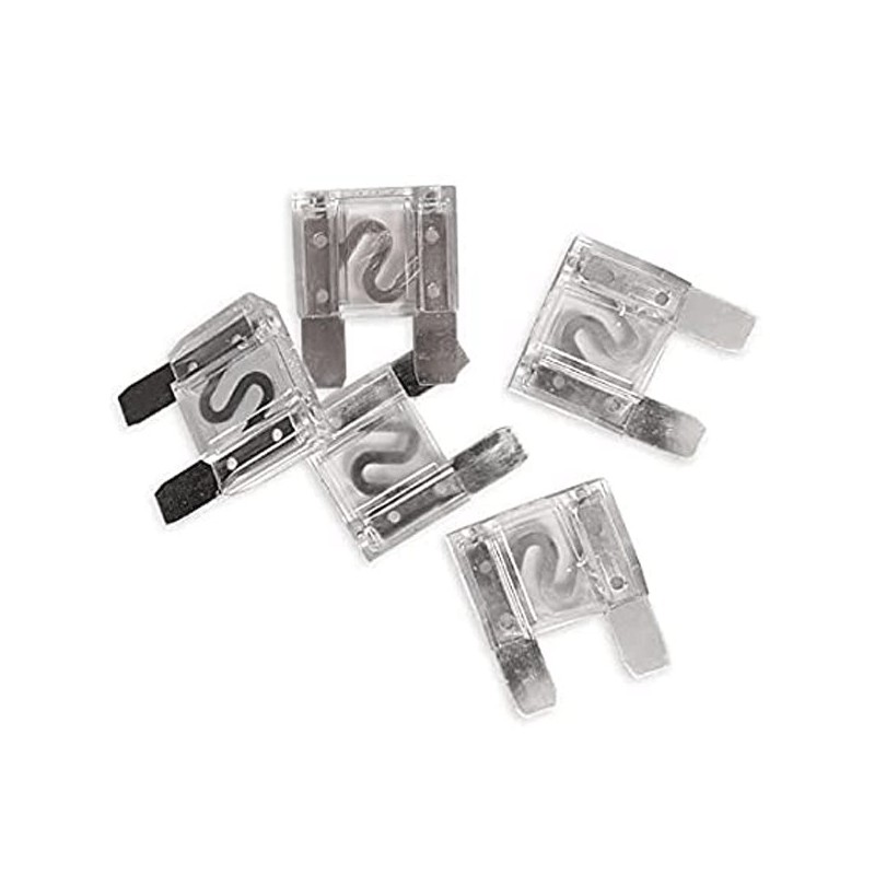10x MAXI Fusibili Fusibile 80A Auto Moto Camper Lamellari Lamellare trasparente