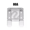 10x MAXI Fusibili Fusibile 80A Auto Moto Camper Lamellari Lamellare trasparente