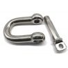 Hongu 4x Moschettone grillo dritto 5/6mm acciaio sollevamento arram...