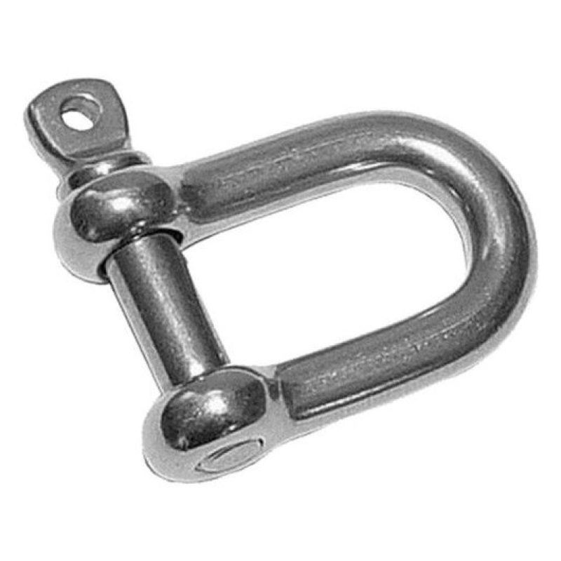 Hongu 4x Moschettone grillo dritto 5/6mm acciaio sollevamento arram...