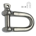 4x Moschettone grillo dritto 5/6mm acciaio sollevamento arrampicata carpenteria