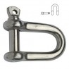 Hongu 4x Moschettone grillo dritto 5/6mm acciaio sollevamento arram...