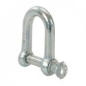 4x Moschettone grillo dritto 5/6mm acciaio sollevamento arrampicata carpenteria