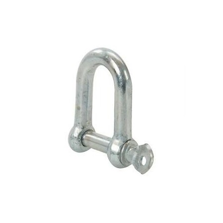 4x Moschettone grillo dritto 5/6mm acciaio sollevamento arrampicata carpenteria