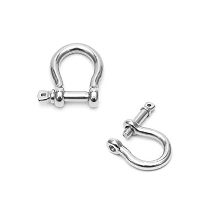 2x GRILLO a OMEGA PERNO a VITE SOLLEVAMENTO arrampicata cuore varie misure arco