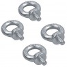 Hongu 4x GOLFARE MASCHIO IN ACCIAIO VARIE MISURE 6mm 8mm 10mm funi ...